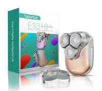 VOYOR Lady Shavers for Women, Portable Razor for Legs, Waterproof Gold