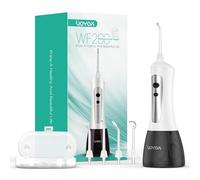 VOYOR Water Flosser for Teeth Cordless, Rechargeable Dental Oral Irrigator Plaque Remover Teeth Cleaner with Multi Modes, IPX7 Waterproof Portable Water Floss Use at Home Travel WF200 (Gray)