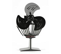 VOYTO 3 Blade-Oscillating/Swing Heat Powered Stove Fan For Wood and Multi-Fuel Burners