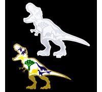 Voyyphixa Animal Resin Mould, Dinosaur Silhouette Silicone Moulds, Tyrannosaurus Rex Epoxy Resin Molds Silicone for DIY Coaster, Table Decor, Wall Hanging Art