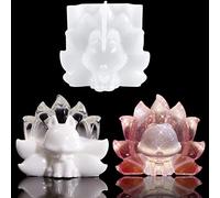 Voyyphixa Nine Tailed Fox Epoxy Resin Mold 3D Animal Silicone Mold Candle Epoxy Resin Mold Soap Silicone Mould DIY Carving Art Aromatherapy Plaster Swing Table Home Decor Crafts Casting Tool