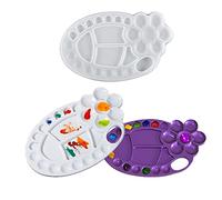 Voyyphixa Paint Palette Resin Mould, Paint Pallet Silicone Moulds for Resin, Oval Paint Tray Epoxy Resin Mold for DIY Oil Painting Supplies, Watercolor Mixing Holder