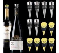 Voyyphixa Wine Bottle Stopper Kit Champagne Stoppers for Bottles Wine Corks for Sealing Liquor Wine Glass Bottles Beer Bottles Soda Carbonated Drinks Party Wine Cabinet Decorations