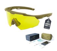 VOZAPOW Anti Fog Goggles with High Definition Lenses, Tactical Safety Glasses with ANSI Z87.1 Certification for Men and Women