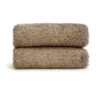 Vozbi Teddy Bear Blanket - Fluffy Fur Throw Blanket - Warm & Cozy Teddy Blanket for Bed, Couch & Sofa - Durable & Ultra Soft Plush Winter Blanket (Taupe Double, Double)