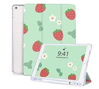 Vozehui 10.2 inch Case for iPad 9th/8th/7th Generation with Pencil Holder, Cute Pink Tri-fold Stand Case with Auto Wake/Sleep Cover for iPad 10.2 inch 2021/2020/2019 Preppy Pattern for Girls Kids