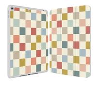 Vozehui 10.2 inch Cute Checkered Case for iPad 9th/8th/7th Generation with Pencil Holder,Shockproof Tri-fold Stand Protective Cover w/Auto Sleep Wake for iPad 9th/8th/7th