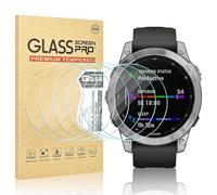 Vozehui 6 Pack Screen Protector for Garmin Fenix 7S, High Definition, 2.5D Ultra-Thin, Touch Sensitive, Easy Installation, for Garmin Fenix 7S/7S Solar/Fenix 7S Sapphire Solar