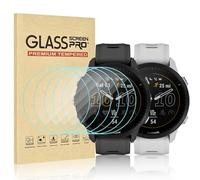 Vozehui 6 Pack Screen Protector for Garmin Forerunner 955, High Definition Tempered Glass, 2.5D Ultra-Thin, Touch Sensitive, Easy Installation, for Garmin Forerunner 955