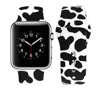 Vozehui Compatible with Apple Watch Strap 38mm 40mm 41mm 42mm for Women Men, Soft Silicone Marble Pattern Replacement Strap Sport Band Compatible with iWatch Series SE 11 10 9 8 7 6 5 4 3 2 1