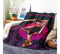 VOZMIO Chainsaw Man Flannel Warm Soft Plush on The Sofa Bed Blanket Suitable for Air Conditioning Blanket Nap Blanket (B,40 * 60 in(100 * 150 CM))