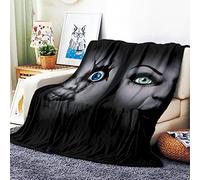 VOZMIO Chucky Flannel Warm Soft Plush on The Sofa Bed Blanket Suitable for Air Conditioning Blanket Nap Blanket (60 * 80 in(150 * 200 CM))