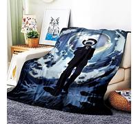 VOZMIO Jujutsu Kaisen Flannel Warm Soft Plush on The Sofa Bed Blanket Suitable for Air Conditioning Blanket Nap Blanket (40 * 60 in(100 * 150 CM))