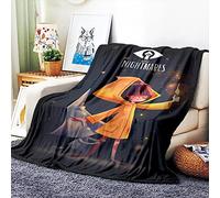 VOZMIO Little Nightmares Flannel Warm Soft Plush on The Sofa Bed Blanket Suitable for Air Conditioning Blanket Nap Blanket (B,40 * 60 in(100 * 150 CM))