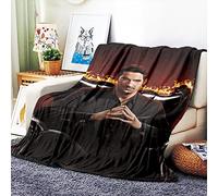 VOZMIO Lucifer Flannel Warm Soft Plush on The Sofa Bed Blanket Suitable for Air Conditioning Blanket Nap Blanket (40 * 60 in(100 * 150 CM))