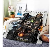 VOZMIO Mortal Kombat Flannel Warm Soft Plush on The Sofa Bed Blanket Suitable for Air Conditioning Blanket Nap Blanket (40 * 60 in(100 * 150 CM))