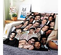 VOZMIO Sebastian Stan Flannel Warm Soft Plush on The Sofa Bed Blanket Suitable for Air Conditioning Blanket Nap Blanket (A,40 * 60 in(100 * 150 CM))