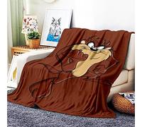 VOZMIO TAZ Flannel Warm Soft Plush on The Sofa Bed Blanket Suitable for Air Conditioning Blanket Nap Blanket (40 * 60 in(100 * 150 CM))