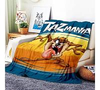 VOZMIO TAZ Flannel Warm Soft Plush on The Sofa Bed Blanket Suitable for Air Conditioning Blanket Nap Blanket (D,40 * 60 in(100 * 150 CM))