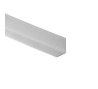 VP Flexible Skirting Board - Self Adhesive Skirting Trim - Flexible Skirting PVC Angle - Light Grey - 15m Long