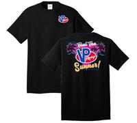 VP Racing Fuels Fuel The Summer T-Shirt - Miami Style Tee - Softstyle Preshrunk Shirt - Officially Licensed VP Apparel, Black, Large