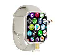 VP29 Smart Watch 4G Android 64GB Storage 4G/5G LTE Sim Card GPS WIFI 2.29 inch 490 * 580 Amoled NEW Smartwatch Rotary Camera (silver,3+32GB)
