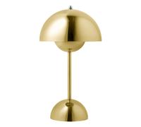 VP9 Flowerpot Portable Table Lamp, Vernon Panton Brass one size