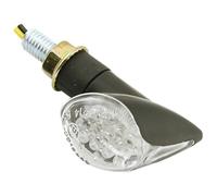 Vicma Blinker Set m8 LED black Cone clear glass for scooter, motorcycle