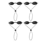 VPB 4 Pairs Protective Goggles for Red Light Eye Protection,Adjustable Sunbed Goggles Sunbed Eye Protection,Tanning Bed goggles for Women