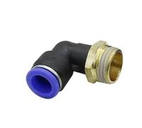 VPCPWTYZY 10Pcs Pneumatic Pipe Connectors: L-Shape Fittings: 4mm-12mm Hose OD: 1/8"-1/2" Male Thread: Air Hose Quick Connect Catholic(6mm - 1I4 inch)