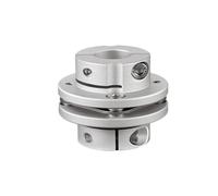 VPCPWTYZY D56 L45mm Aluminum Alloy Diaphragm Coupling - High Precision Flange Connector for Servo Motors catholic(10X20)