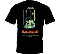 VPJGFL DOWNN Halloween v11 Movie Poster John Carpenter T-Shirt(Medium)