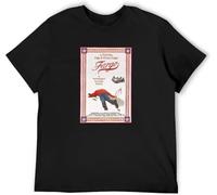 VPJGFL Fargo T-Shirt Coen Brothers Big Lebowski Movie Woodchipper Cool Casual Pride T Shirt Men Tshirt Free(X-Large)