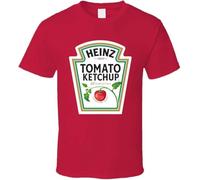 VPJGFL Heinz Tomato Ketchup Bottle Logo Funny T Shirt Red(Small)