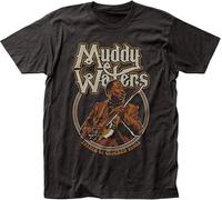 VPJGFL Hoek Muddy Waters Father of Chicago Blues Fitted Mans T-Shirt(Small)