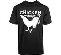 VPJGFL Hoek The Chicken Whisperer Men's Shirt Hen Foodie Funny Bird Lover Unique Top Tee(Small)