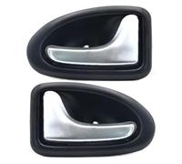 VPLPEREQAK Door Handle Driver sid for Megane I 1995-2002 Car Inner Door Handle Pull Left Front Rear Interio Passenger Trim(1 Pair Silver)