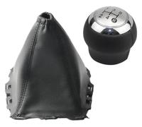 VPLPEREQAK Gear Knob for Toyota for Avensis III T27 2008-2015 5 6 Speed Gear Shift Knob Pen Stick Leather Shifter Lever Gaiter(B)