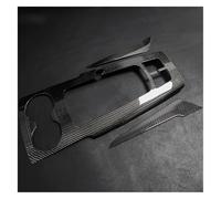 VPLPEREQAK Inner Decoration Auto for A3 8V S3 RS3 2014-2018 LHD RHD Car Interior Center Console Gear Shift Panel Trim Cover Carbon Fiber Mouldings(Type a,Lhd)