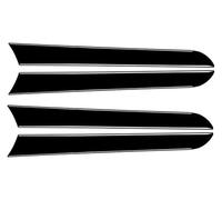 VPLPEREQAK Inner Decoration Auto for A4 B8 A5 Q5 Door Handle Panel Cover Trim Decorative Stiker 4Pcs Set Piano Black Interior