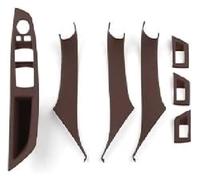 VPLPEREQAK Inner Decoration Auto for BM&W 520i 523i 525i 528i 530i F10 F11 5 Series 2011-2017 Passenger Door Panel Handle Pull LHD RHD(Lhd Brown)