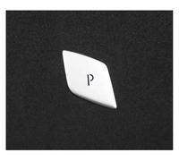 VPLPEREQAK Inner Decoration Auto for BM&W G01 G02 G30 G32 Console Gear Shift Handle P Button Decorative Cover Auto Interior Sticker(D Model Silver)