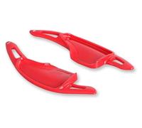 VPLPEREQAK Inner Decoration Auto for Chevy for Camaro 2016-2023 Paddle Shifters Steering Wheel Shift Paddles Decoration Trim(Red)