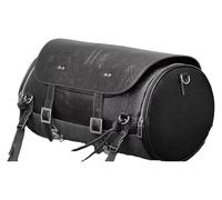 VPLPEREQAK Multifunctional Saddle Bag for Sportster for Softail for Dyna for V-Star for Shadow Motorcycle Tail Leather Rear Seat 18-22L Expandable Luggage Saddle Bag