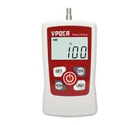 VPOER Professional Digital Force Gauge Trigger Push Pull Gauge Tester Portable Force Meter with Maximum Load Value 100N 10kg 22Lb 360Oz, Auto Backlit LCD, Auto Power-Off（VDFG-100N）