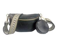 Vpoofree Crossbody Bag for Women Leather Cross Body Bumbag Fashion Sling Shoulder Handbag with Small Coin Purse for Ladie(Ladies Bag for Black)