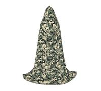 VPPUR Army Digital Camouflage Print Unisex Hooded Stylish Cloak Variety Robe Carnival For Halloween Cosplay Christmas