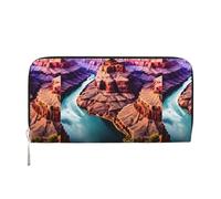 VPPUR Beauty Grand Canyon Print Hand Wallet Crafted Lady Wallet for Women Wallet Clutch for Travel Casual Trendy, Black, One Size, Art, Black, One Size, Art