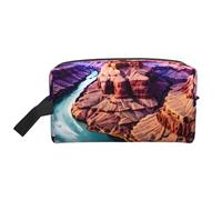 VPPUR Beauty Grand Canyon Print Large Capacity Zippered Storage Bag Travel Cosmetic Organizer for Toiletries Makeup, White, One Size