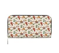 VPPUR Cowboy Ride Horse Print Hand Wallet Crafted Lady Wallet for Women Wallet Clutch for Travel Casual Trendy, Black, One Size, Art, Black, One Size, Art